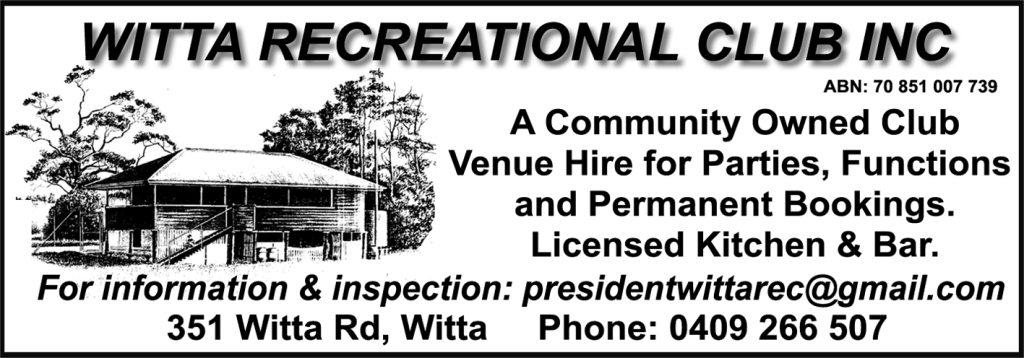 Witta Recreational Club Inc